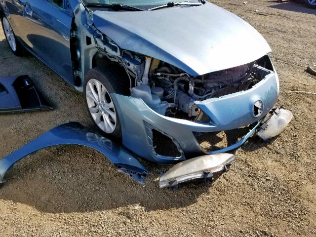 JM1BL1S69A1280780 - 2010 MAZDA 3 S BLUE photo 9