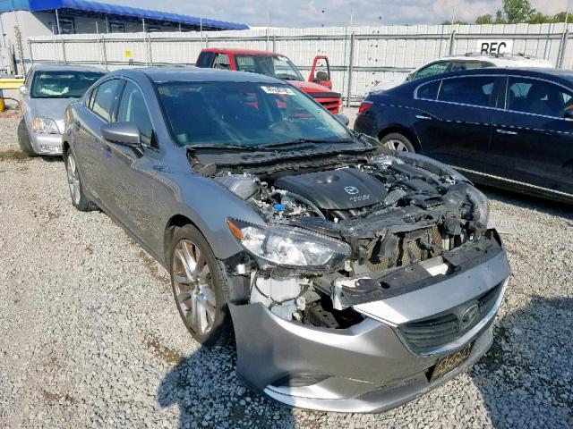 JM1GJ1V61E1158136 - 2014 MAZDA 6 TOURING SILVER photo 1