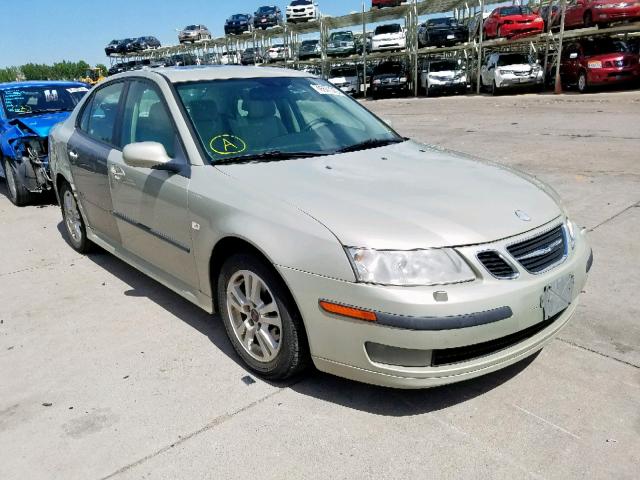 YS3FD46Y471012734 - 2007 SAAB 9-3 2.0T BEIGE photo 1