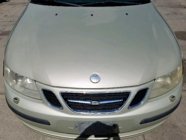 YS3FD46Y471012734 - 2007 SAAB 9-3 2.0T BEIGE photo 9