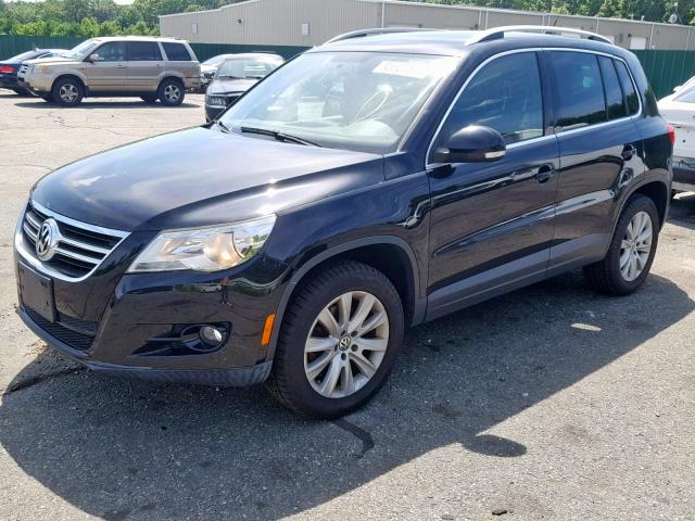 WVGBV75N59W501916 - 2009 VOLKSWAGEN TIGUAN SE BLACK photo 2