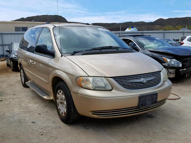 2C8GP44371R298607 - 2001 CHRYSLER TOWN & COU GOLD photo 1