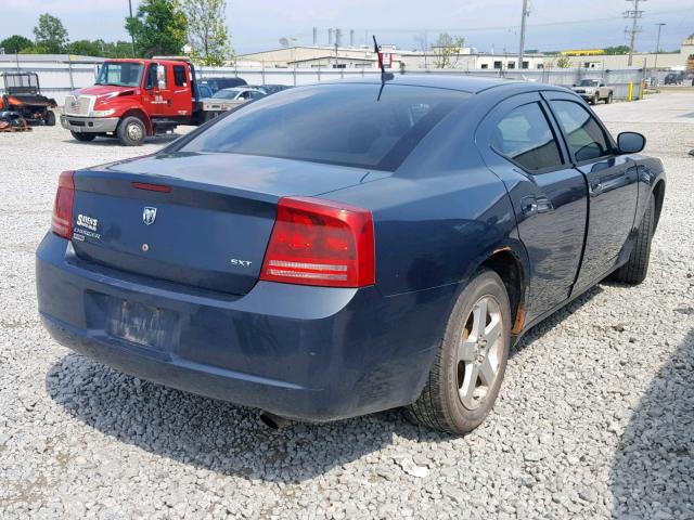 2B3LK33G78H138905 - 2008 DODGE CHARGER SX BLUE photo 4