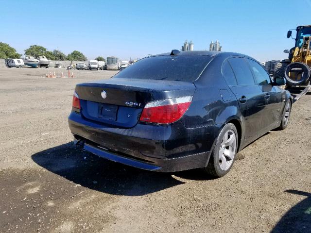 WBANA53514B849326 - 2004 BMW 525 I BLACK photo 4