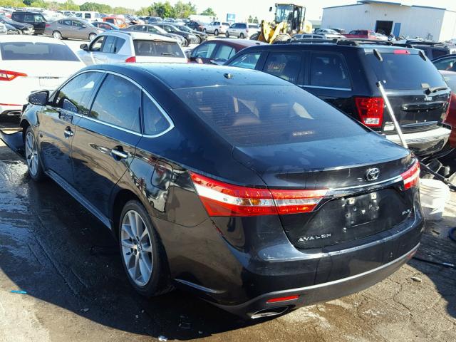 4T1BK1EB6EU114714 - 2014 TOYOTA AVALON BAS BLACK photo 3