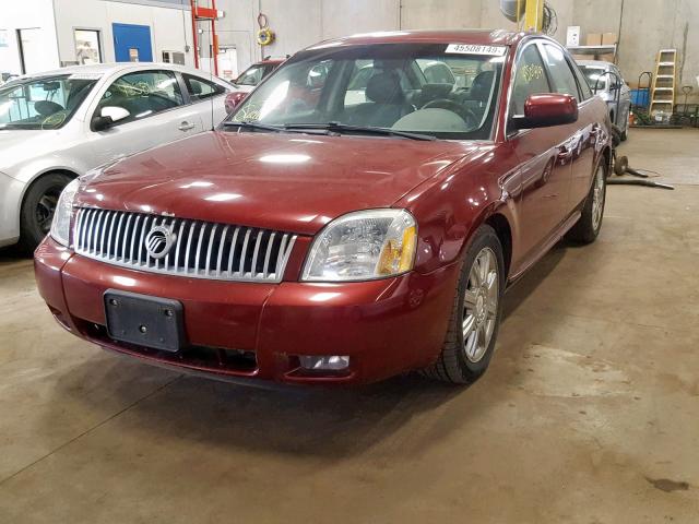 1MEHM42107G609920 - 2007 MERCURY MONTEGO PR 栗色 照片 2