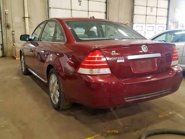 1MEHM42107G609920 - 2007 MERCURY MONTEGO PR 栗色 照片 3