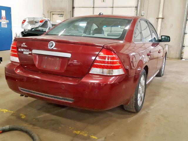 1MEHM42107G609920 - 2007 MERCURY MONTEGO PR 栗色 照片 4