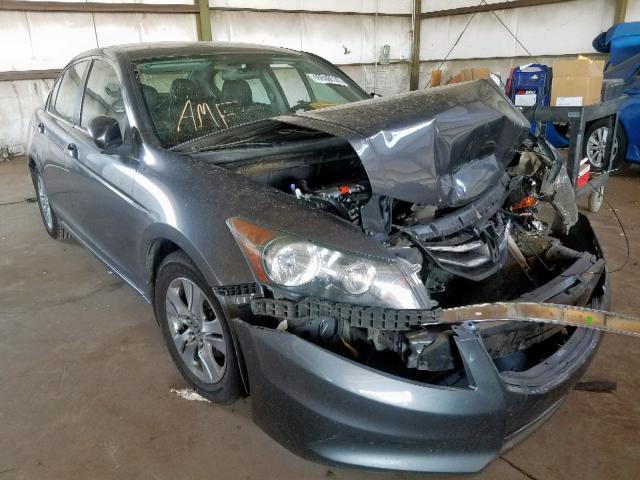 1HGCP2F62BA135446 - 2011 HONDA ACCORD GRAY photo 1