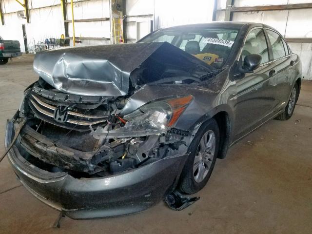 1HGCP2F62BA135446 - 2011 HONDA ACCORD GRAY photo 2