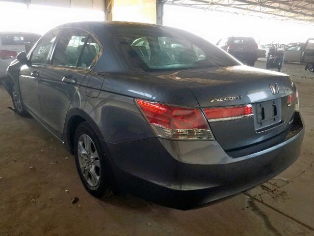 1HGCP2F62BA135446 - 2011 HONDA ACCORD GRAY photo 3