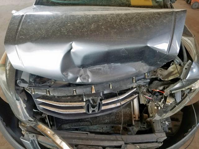 1HGCP2F62BA135446 - 2011 HONDA ACCORD GRAY photo 7