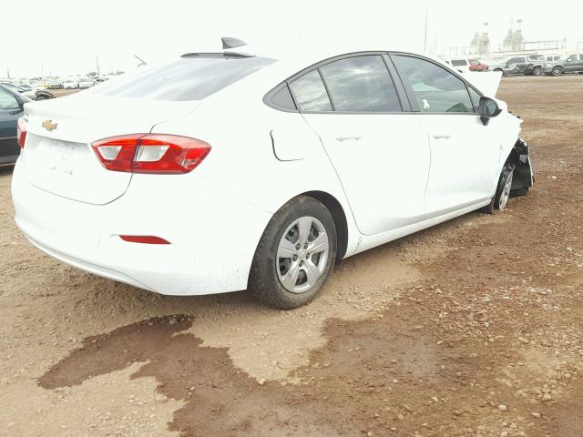 1G1BC5SM4J7128692 - 2018 CHEVROLET CRUZE LS WHITE photo 4