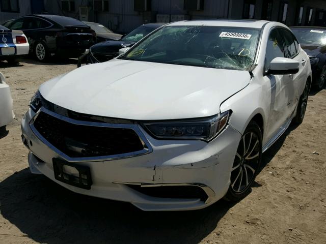 19UUB2F56JA010748 - 2018 ACURA TLX TECH WHITE photo 2