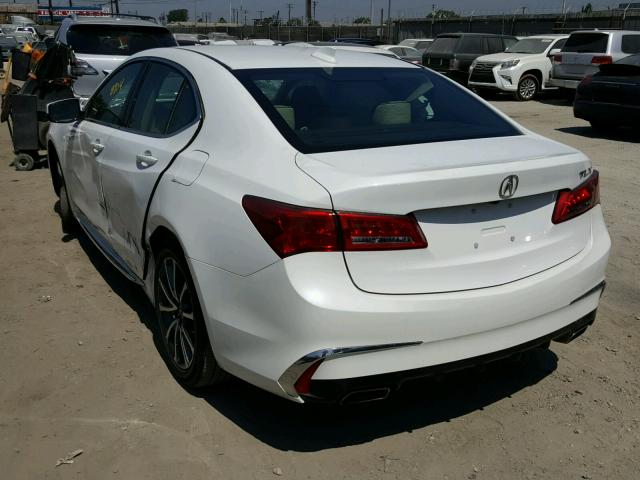 19UUB2F56JA010748 - 2018 ACURA TLX TECH WHITE photo 3
