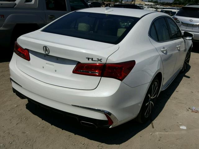 19UUB2F56JA010748 - 2018 ACURA TLX TECH WHITE photo 4