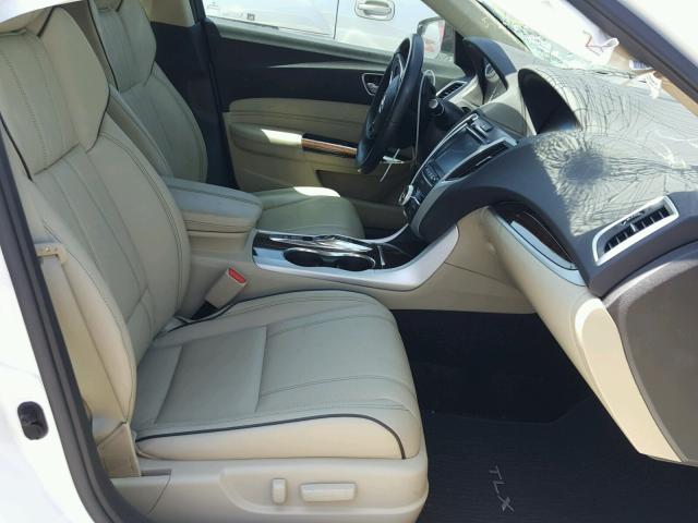 19UUB2F56JA010748 - 2018 ACURA TLX TECH WHITE photo 5
