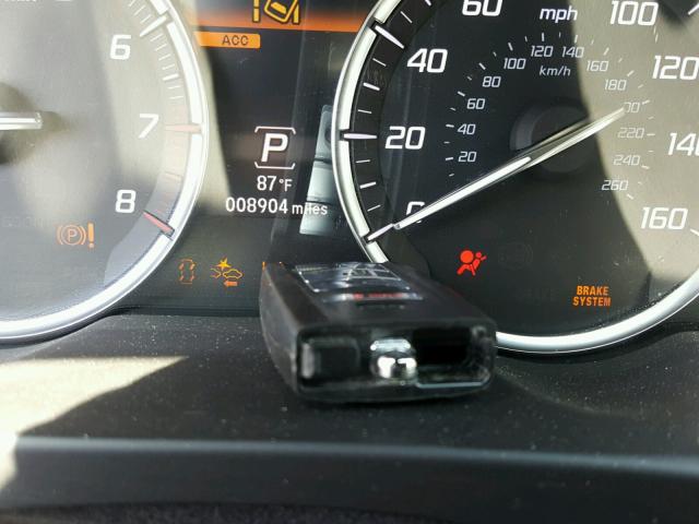 19UUB2F56JA010748 - 2018 ACURA TLX TECH WHITE photo 8