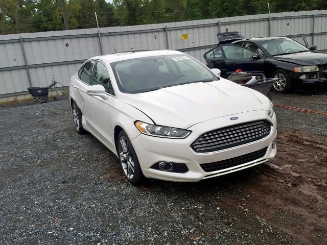 3FA6P0K94ER216867 - 2014 FORD FUSION TIT WHITE photo 1