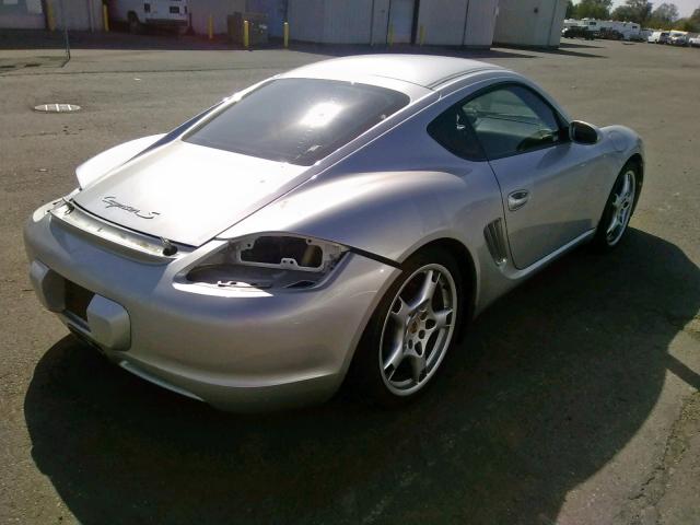 WP0AB29846U782047 - 2006 PORSCHE CAYMAN S SILVER photo 4