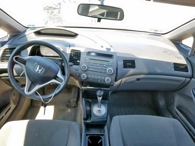 2HGFA16309H341164 - 2009 HONDA CIVIC VP WHITE photo 9