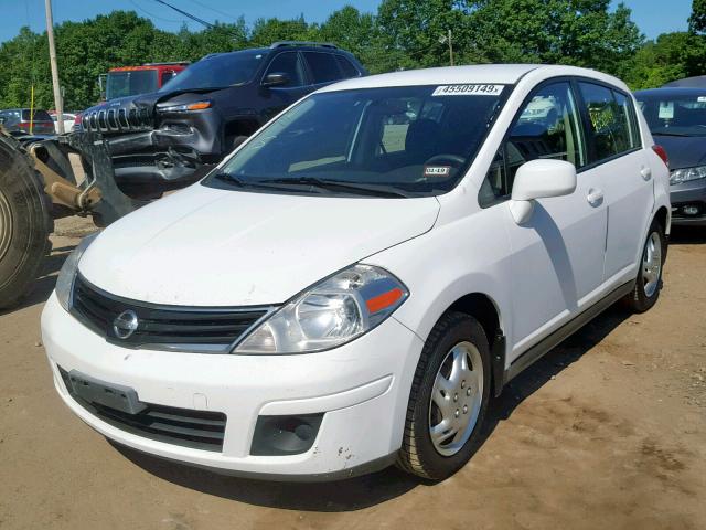 3N1BC1CP5AL365442 - 2010 NISSAN VERSA S WHITE photo 2