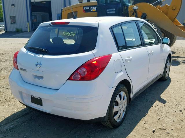 3N1BC1CP5AL365442 - 2010 NISSAN VERSA S WHITE photo 4