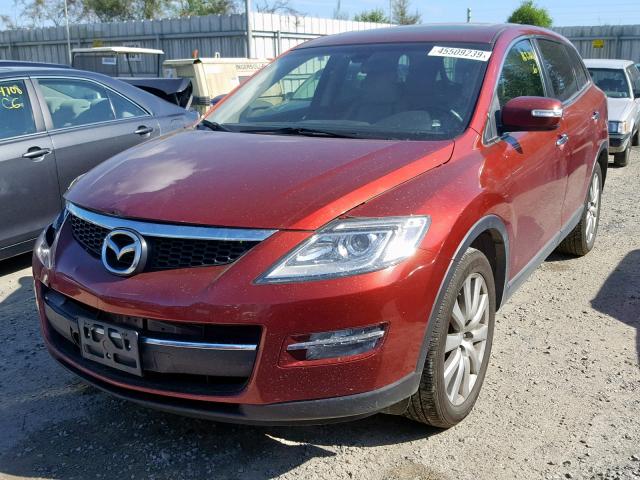 JM3TB38Y770112766 - 2007 MAZDA CX-9 RED photo 2