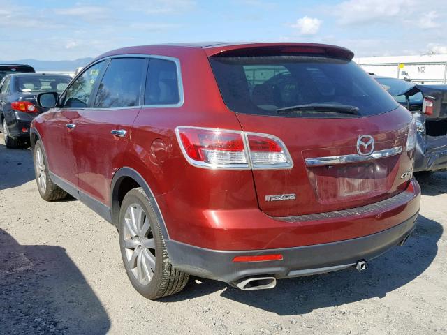 JM3TB38Y770112766 - 2007 MAZDA CX-9 RED photo 3