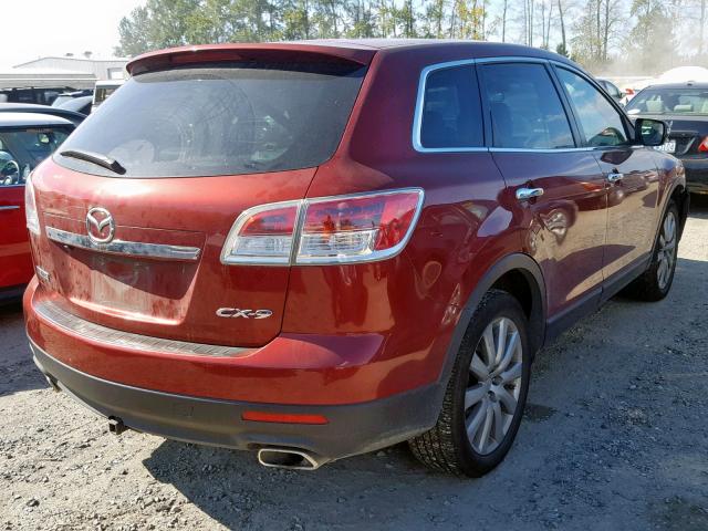 JM3TB38Y770112766 - 2007 MAZDA CX-9 RED photo 4