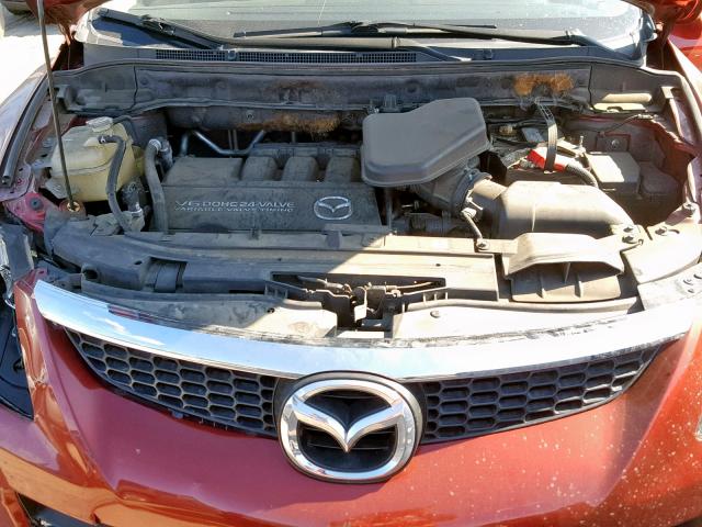 JM3TB38Y770112766 - 2007 MAZDA CX-9 RED photo 7