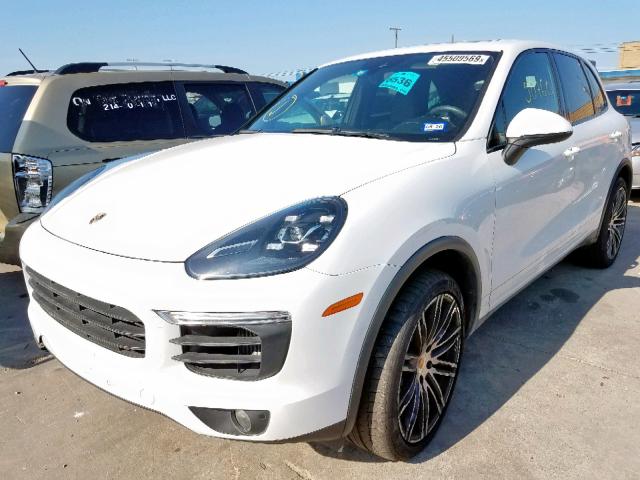 WP1AB2A25FLA60615 - 2015 PORSCHE CAYENNE S WHITE photo 2