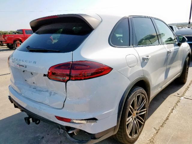 WP1AB2A25FLA60615 - 2015 PORSCHE CAYENNE S WHITE photo 4