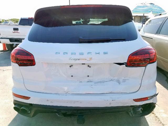 WP1AB2A25FLA60615 - 2015 PORSCHE CAYENNE S WHITE photo 9