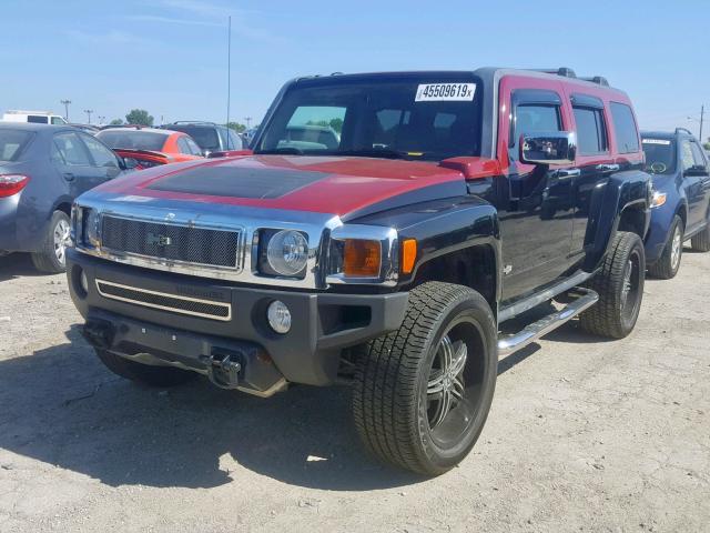 5GTMNGEE7A8119529 - 2010 HUMMER H3 BLACK photo 2