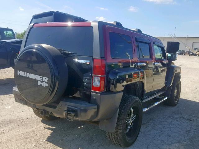 5GTMNGEE7A8119529 - 2010 HUMMER H3 BLACK photo 4