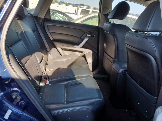 5J8TB18589A004139 - 2009 ACURA RDX TECHNO BLUE photo 6