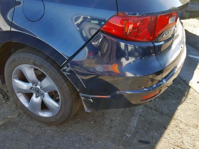 5J8TB18589A004139 - 2009 ACURA RDX TECHNO BLUE photo 9