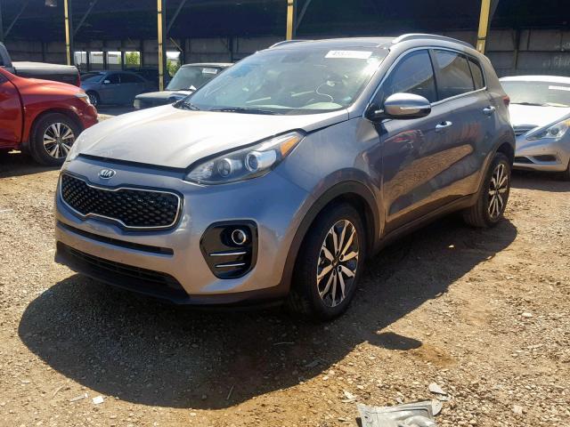 KNDPN3AC2H7086327 - 2017 KIA SPORTAGE E GRAY photo 2