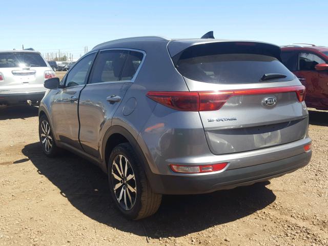 KNDPN3AC2H7086327 - 2017 KIA SPORTAGE E GRAY photo 3