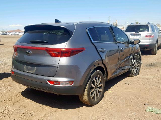 KNDPN3AC2H7086327 - 2017 KIA SPORTAGE E GRAY photo 4