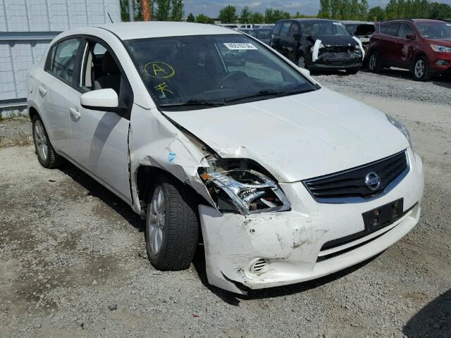 3N1AB6AP4CL662803 - 2012 NISSAN SENTRA 2.0 WHITE photo 1