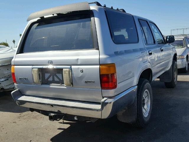 JT3VN29V2N0013409 - 1992 TOYOTA 4RUNNER VN SILVER photo 4