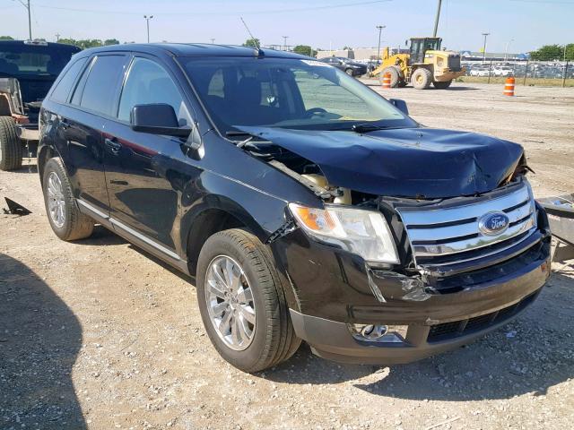 2FMDK38C27BB30264 - 2007 FORD EDGE SEL BLACK photo 1