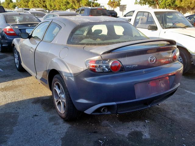 JM1FE173460206609 - 2006 MAZDA RX8 GRAY photo 3