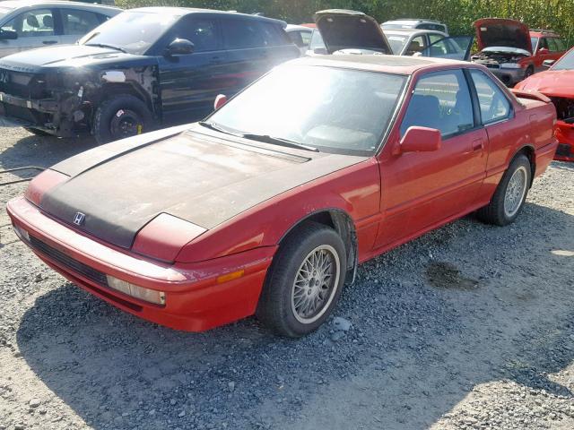 JHMBA4252MC000056 - 1991 HONDA PRELUDE SI RED photo 2