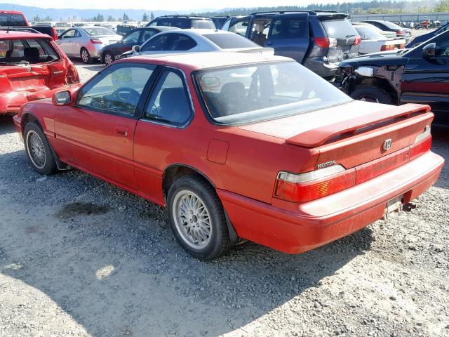 JHMBA4252MC000056 - 1991 HONDA PRELUDE SI RED photo 3