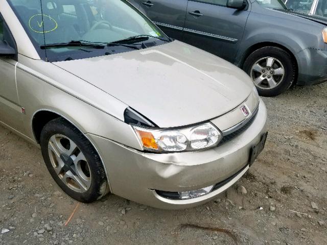 1G8AL52F23Z146775 - 2003 SATURN ION LEVEL TAN photo 9
