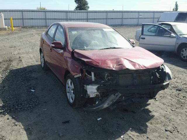 KNAFU4A24A5052691 - 2010 KIA FORTE EX BURGUNDY photo 1