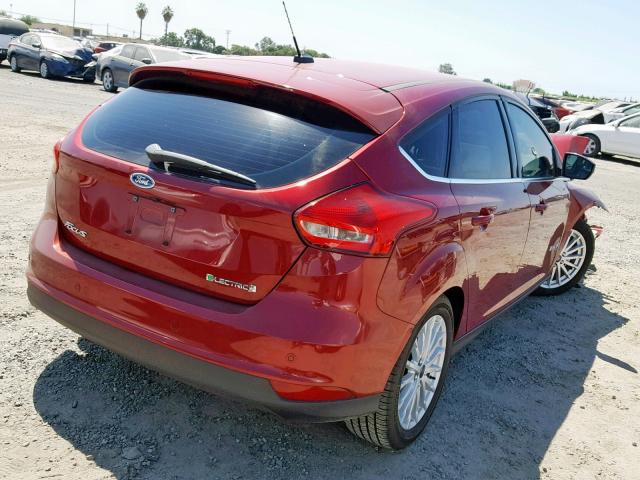 1FADP3R48HL319702 - 2017 FORD FOCUS BEV BURGUNDY photo 4